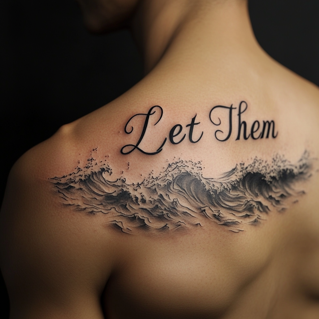 Let Them on Shoulder Blade over Waves